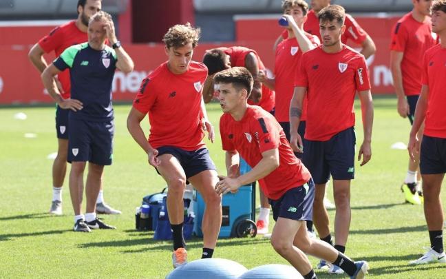 Entrenamiento del Athletic en Harsewinkel Entrenamiento del Athletic en Harsewinkel