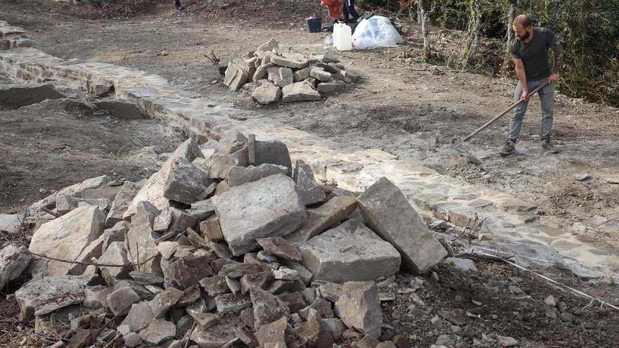 La excavación de Ezkaba, al descubierto