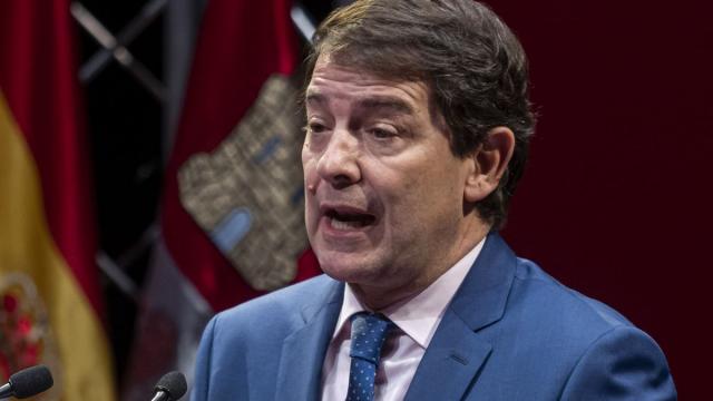 El presidente de la Junta de Castilla y León, Alfonso Fernández Mañueco.