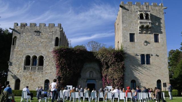 El pazo de Meirás en Sada, A Coruña, Galicia.