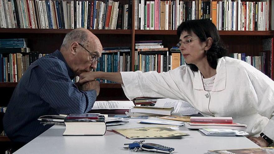 Imagen del escritor José Saramago y su mujer Pilar del Río.