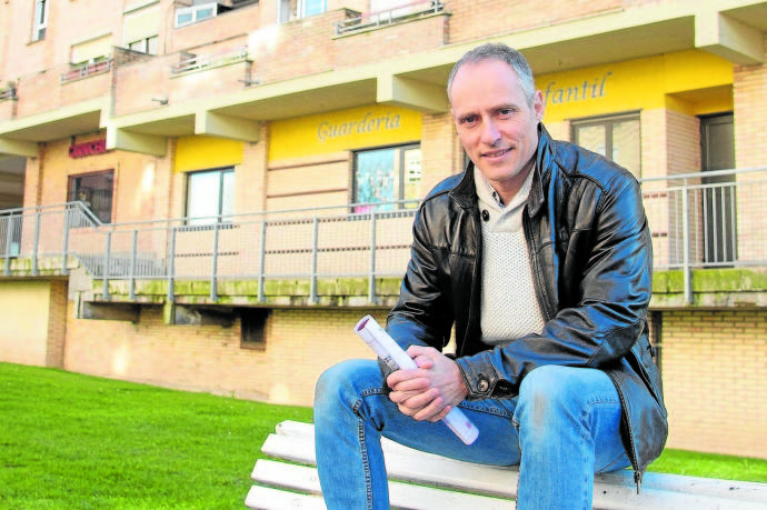 Peio Mendia, presidente del Colegio de Administradores de Fincas de Navarra. Foto: Iñaki Porto