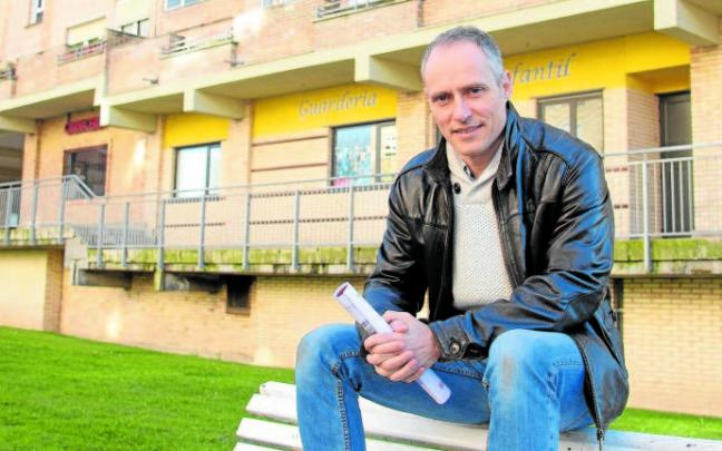 Peio Mendia, presidente del Colegio de Administradores de Fincas de Navarra. Foto: Iñaki Porto