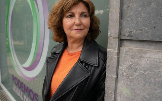 Pilar Garrido, coordinadora general de Unidas Podemos Euskadi.