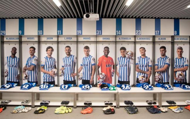 La nueva imagen del vestuario del Alavés La nueva imagen del vestuario del Alavés