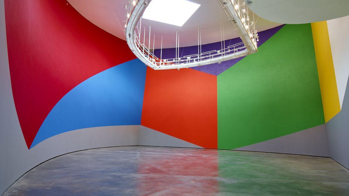 Obra de Sol Lewitt, perteneciente a la colección del Guggenheim Bilbao.