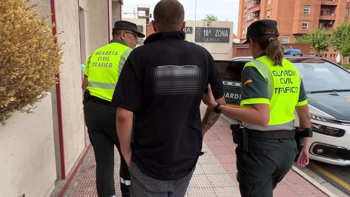 Detención del camionero borracho que no podía ni tenerse en pie
