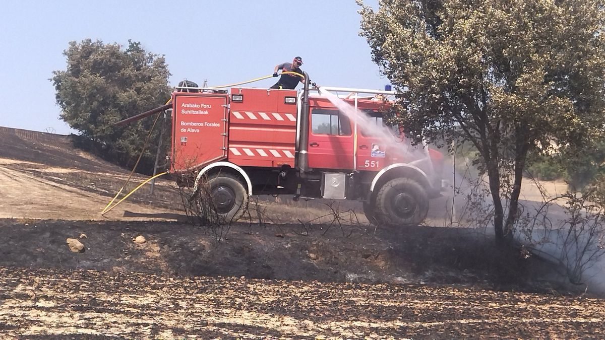 Trabajo preventivo de los Bomberos de Álava.