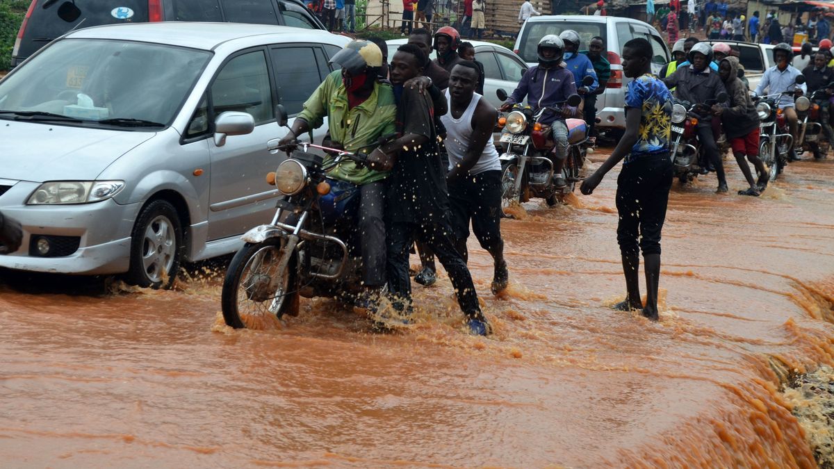 Inundaciones en Uganda.