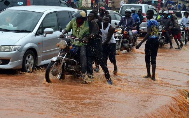 Inundaciones en Uganda.