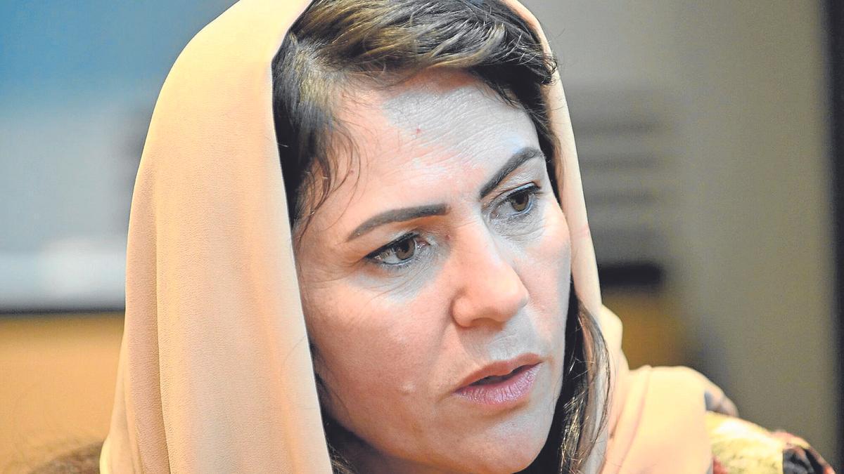 Fawzia Koofi, política y activista afgana.