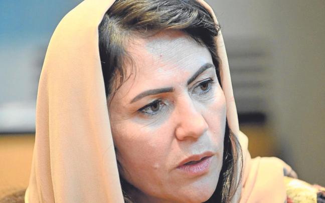Fawzia Koofi, política y activista afgana. Fawzia Koofi, política y activista afgana.