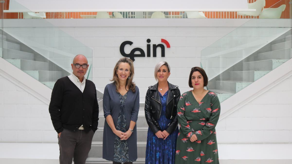 Arturo Cisneros, Izaskun Goñi, Nagore Ipiña y Amaia Pavón han presentado el curso en el CEIN.