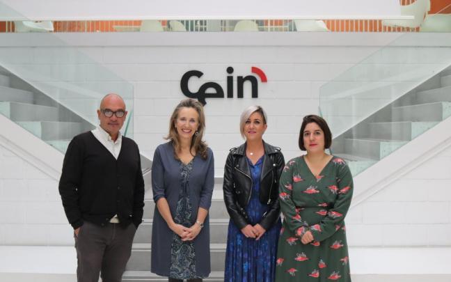 Arturo Cisneros, Izaskun Goñi, Nagore Ipiña y Amaia Pavón han presentado el curso en el CEIN. Arturo Cisneros, Izaskun Goñi, Nagore Ipiña y Amaia Pavón han presentado el curso en el CEIN.