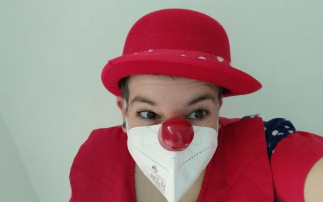 Haizea Murgia da vida a la payasa Valentina.