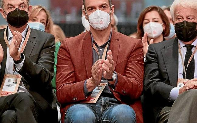 Rodríguez Zapatero, impulsor de la Ley de Memoria original; Pedro Sánchez y Felipe González. | FOTO: EFE