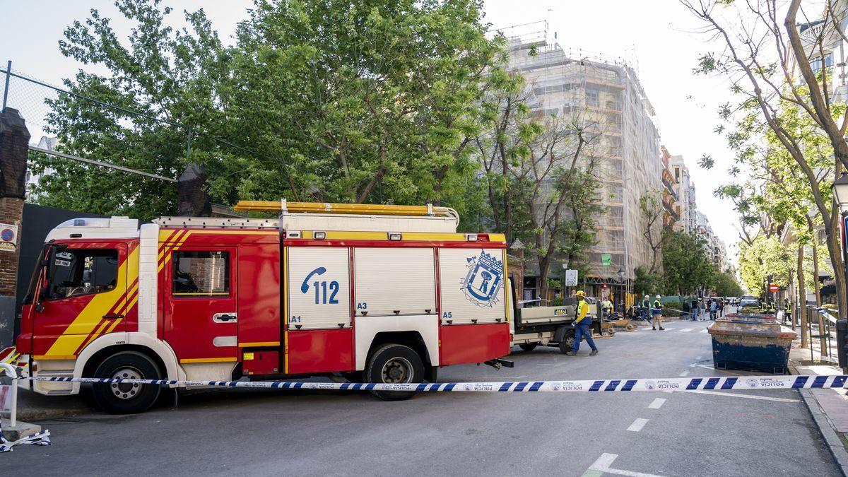 Una dotación de bomberos del Ayuntamiento de Madrid.