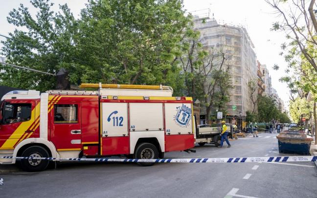 Una dotación de bomberos del Ayuntamiento de Madrid.