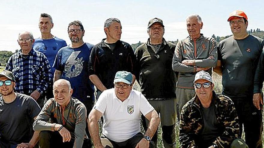 Representantes de la Federación Navarra de Caza. | FOTO: CEDIDA