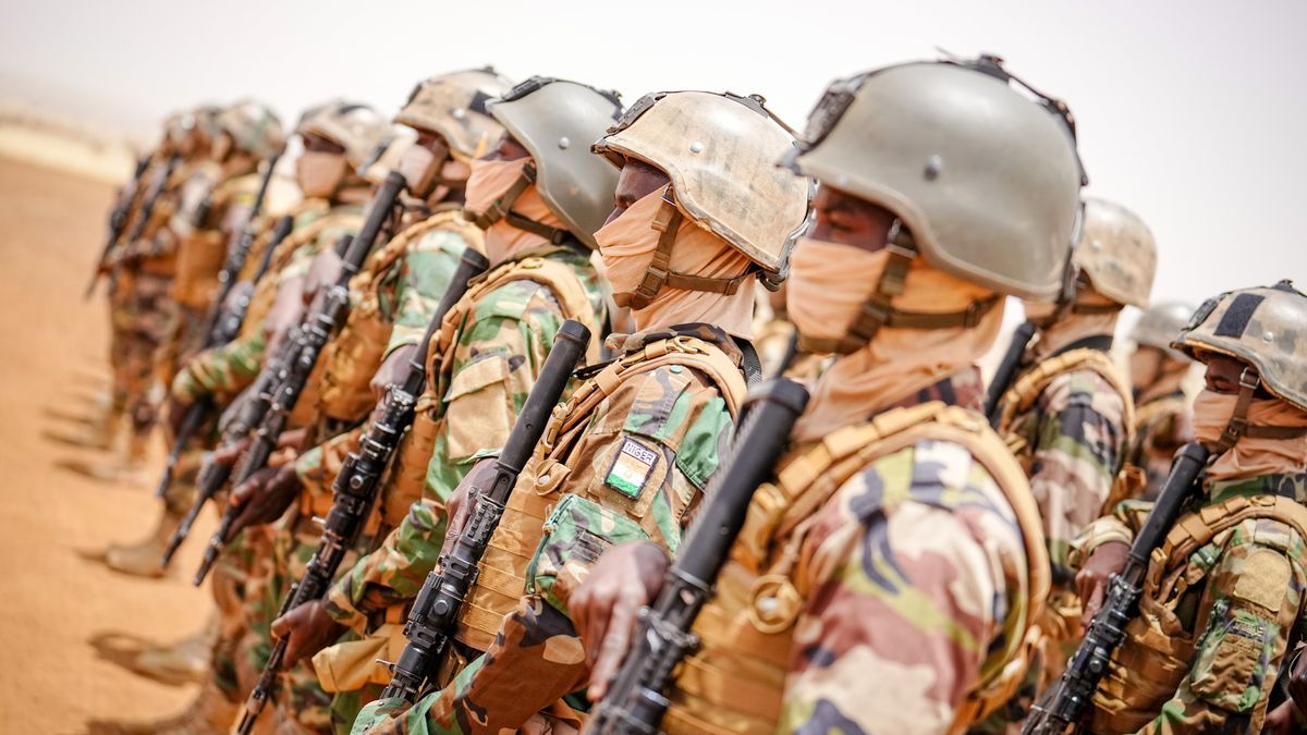 Soldados del ejército nigerino.