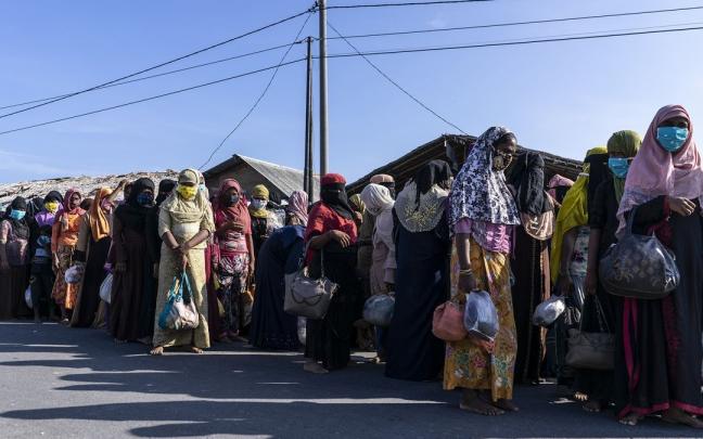 Refugiados de la minoría rohingya. Refugiados de la minoría rohingya.