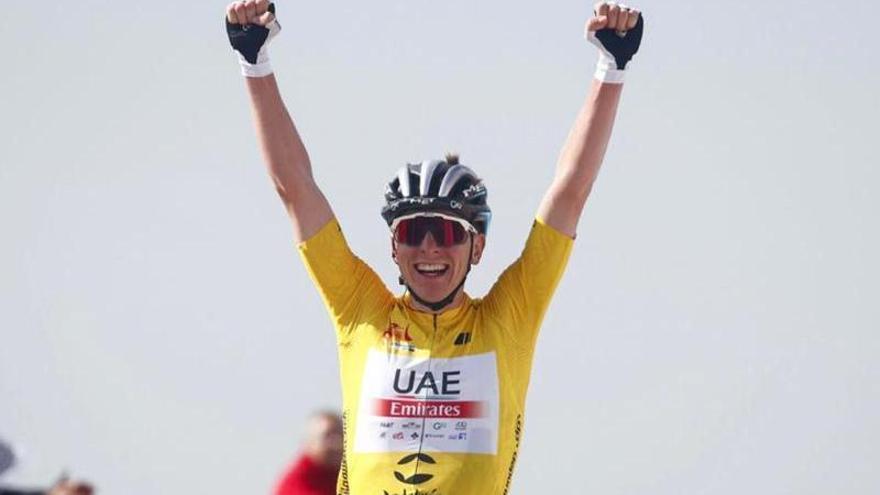 Pogacar, victorioso en la segunda etapa de la Vuelta a Andalucía.