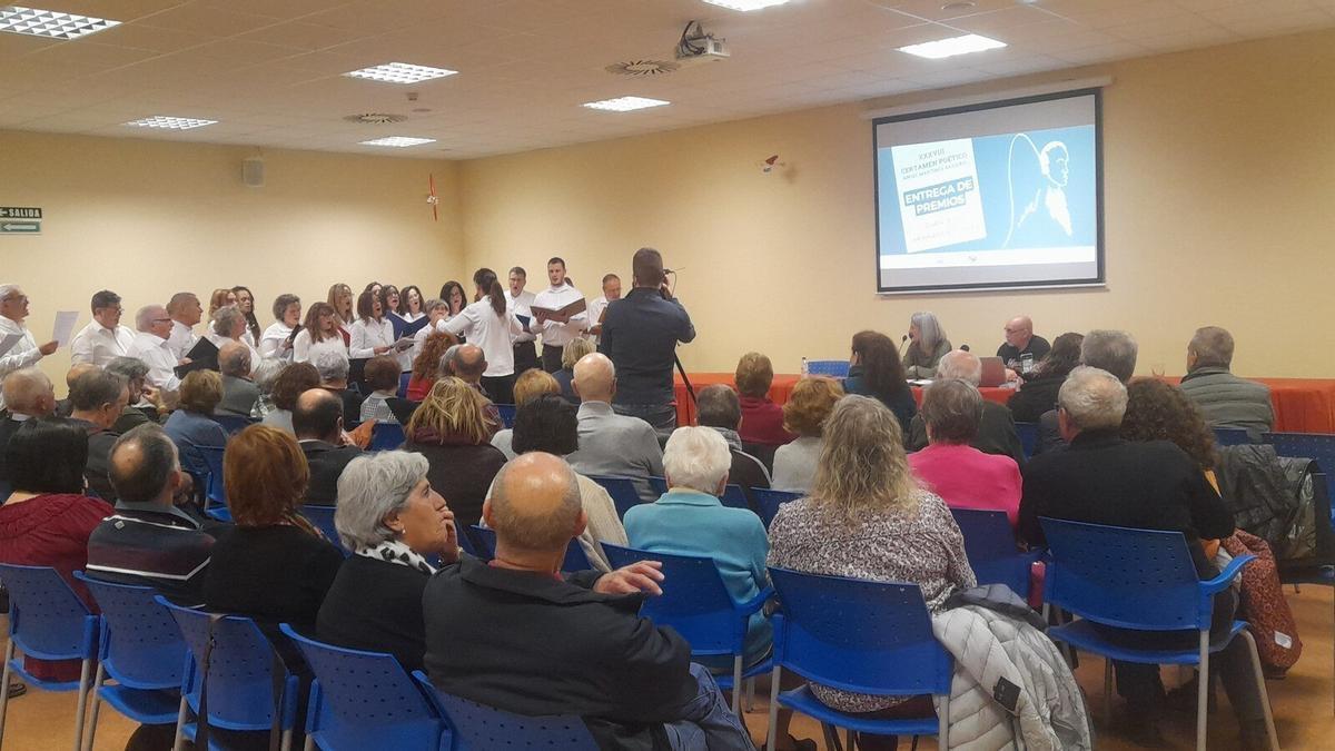 Imagen de los presentes en la entrega de premios