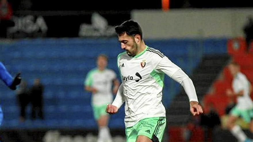 Jony, en un lance del juego. | FOTO: CA OSASUNA