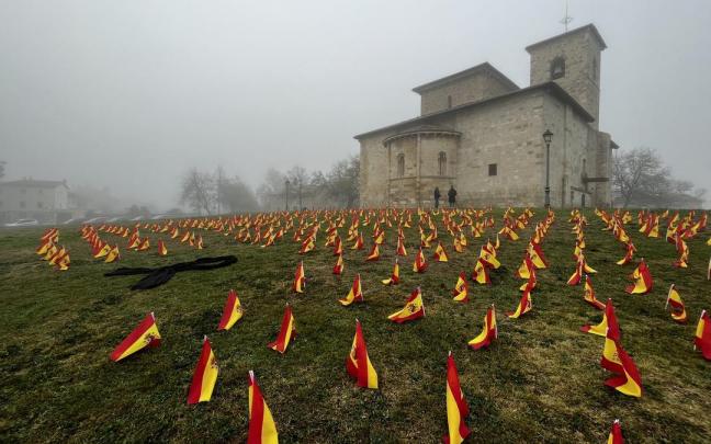 Banderas de España en Armentia Banderas de España en Armentia
