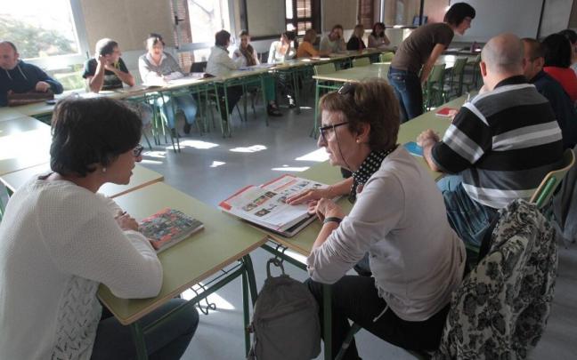 Clase de ingl&eacute;s en la escuela de idiomas a distancia