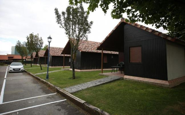 Bungalows del camping Iratxe de Ayegui. Bungalows del camping Iratxe de Ayegui.
