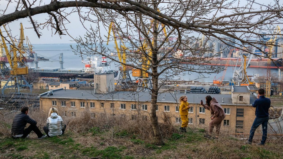 Imagen de archivo del puerto de Odesa, en Ucrania.