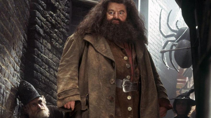Robbie Coltrane, Hagrid en la saga de Harry Potter.