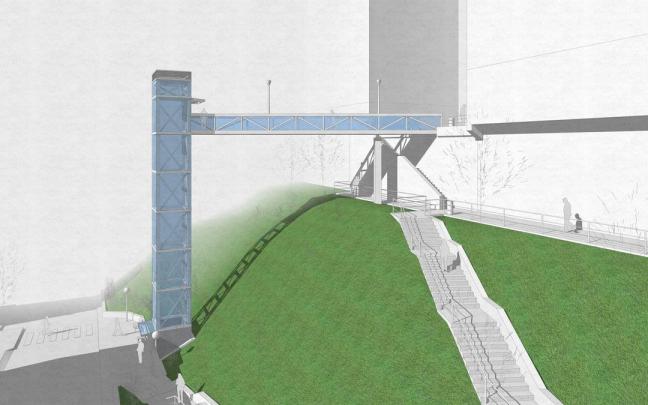 Bi igogailuk hobetuko dute irisgarritasuna Otxarkoagako Garate kalean.