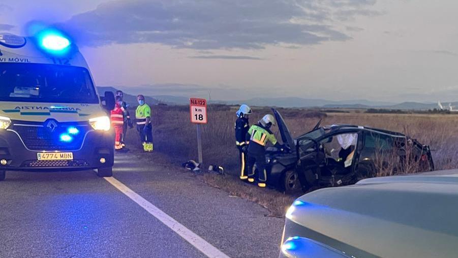 Estado del vehículo tras salirse de la vía