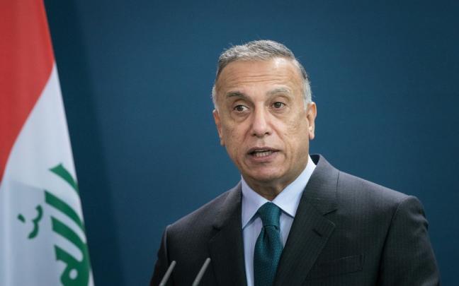 El primer ministro de Irak, Mustafa al Kazemi.