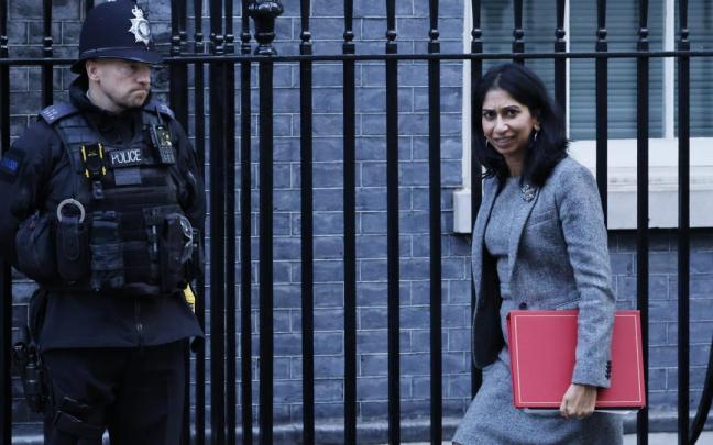 La hasta ahora ministra británica de Interior, Suella Braverman. La hasta ahora ministra británica de Interior, Suella Braverman.