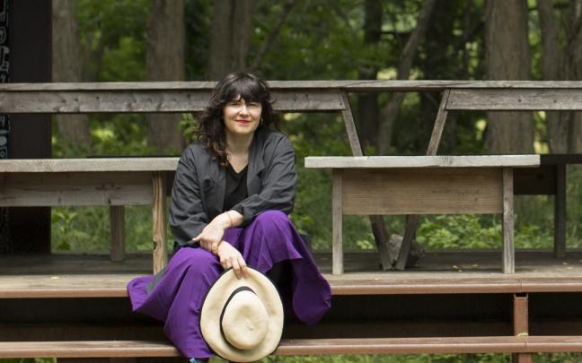 La artista visual y escénica María Ibarretxe, que dirige la ‘Residencia artística 7’ en La Faktoria.