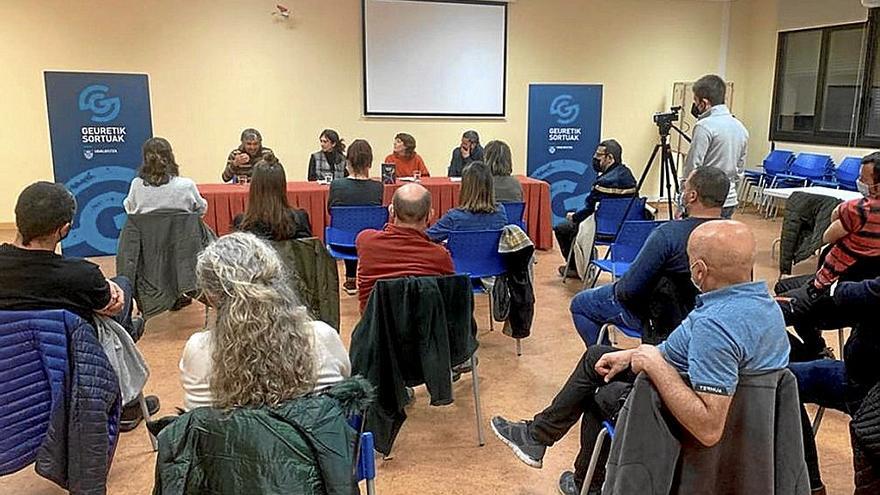 Foto de archivo de una presentación que tuvo lugar en la Sala Lanton de Lodosa.