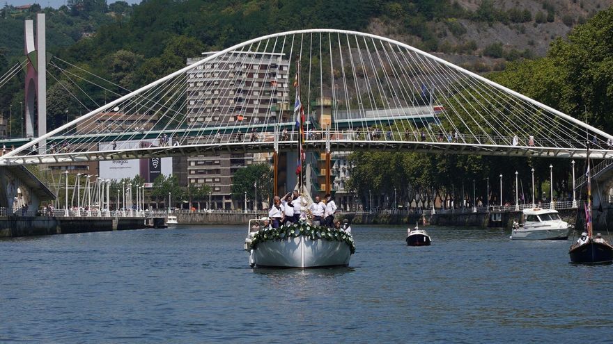 Procesión naútica de la Virgen de Begoña