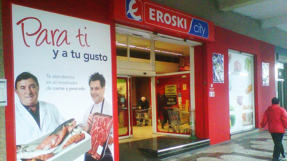 Un supermercado franquicia de Eroski.