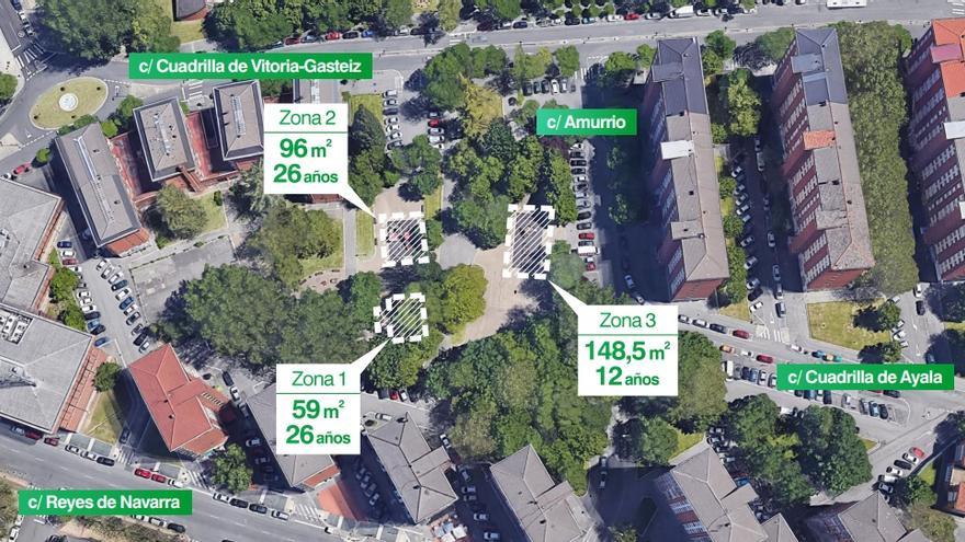 Zonas del parque infantil