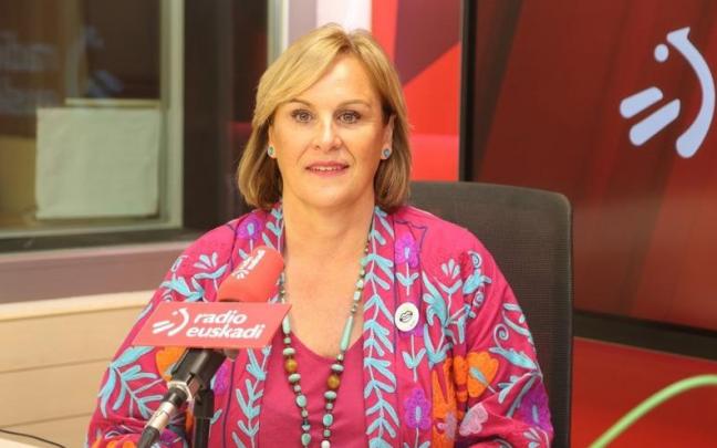 Itxaso Atutxa, presidenta del BBB, durante su entrevista en Radio Euskadi. Itxaso Atutxa, presidenta del BBB, durante su entrevista en Radio Euskadi.