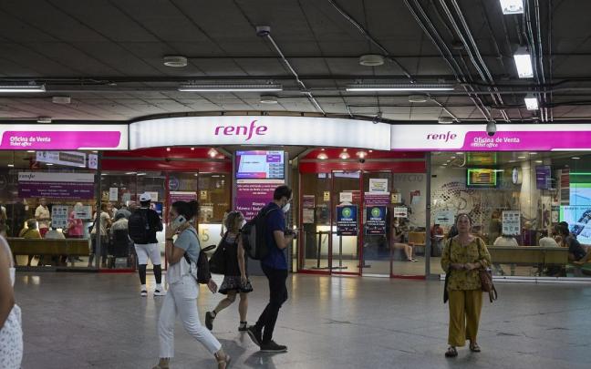 Oficina de ventas de Renfe.