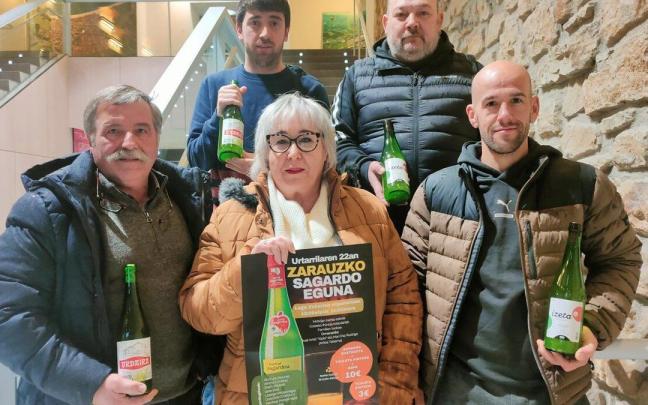 Zarauzko Sagardo Egunaren aurkezpena