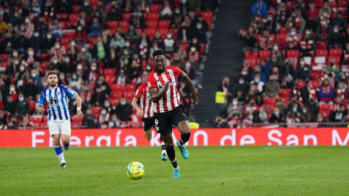 I&ntilde;aki Williams en un partido de liga contra la Real Sociedad