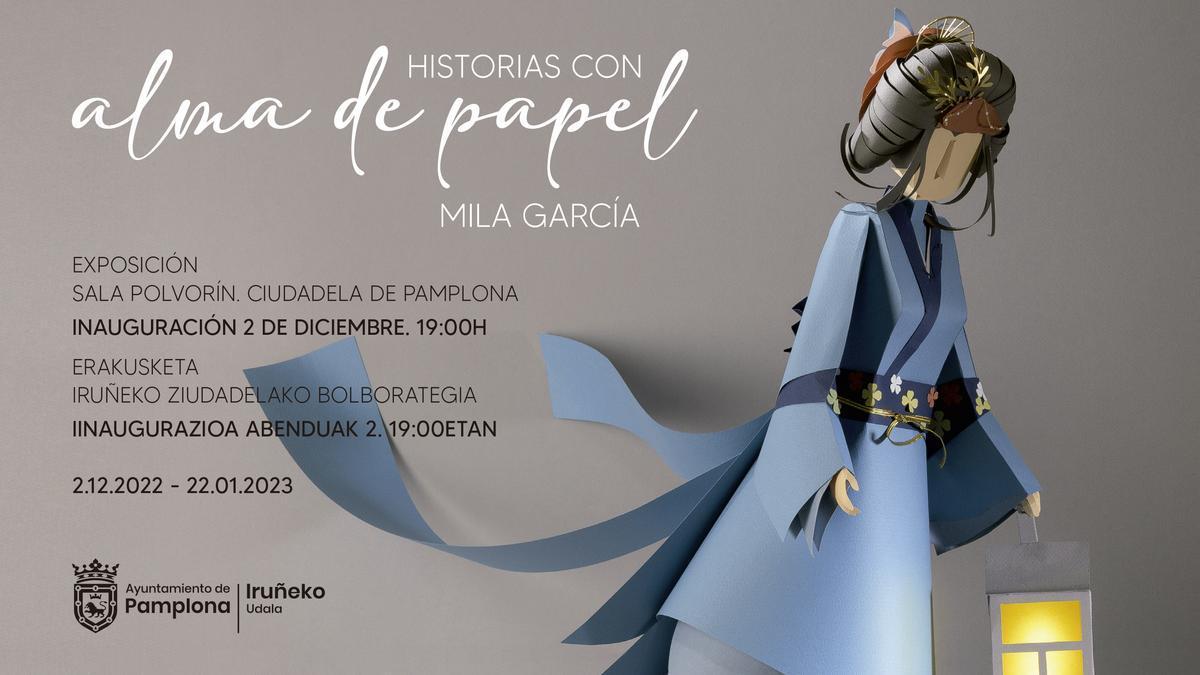 ‘Historias con alma de papel’, exposición de Mila García.