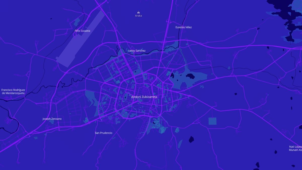 Vitoria y alrededores en el mapa interactivo
