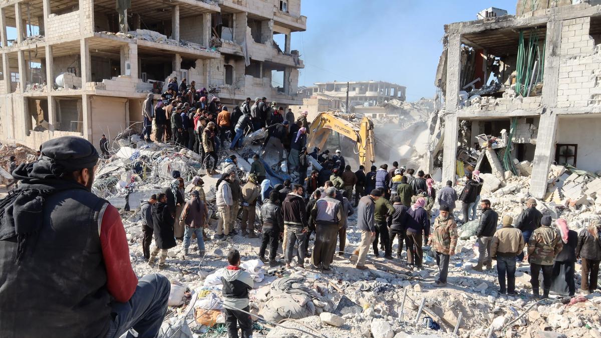 Las labores de rescate continúan en Siria tres días después del terremoto.
