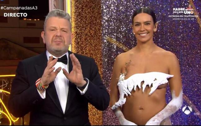 Alberto Chicote y Cristina Pedroche durante la emisión.